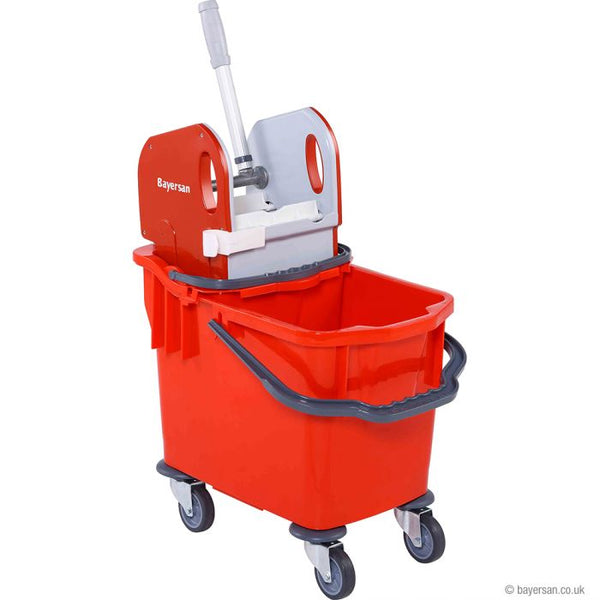 Kentucky Mop Bucket & Wringer - Red - 25L